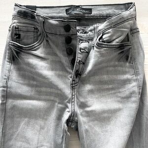 KanCan high waisted gray skinny jeans